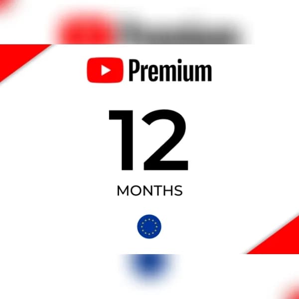 YouTube Premium 12 Months Subscription - EU