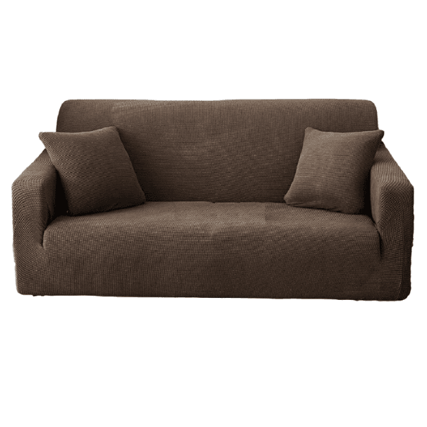 Poťah na sedačku kávová 2-miestna sedačka (135 - 170 cm)