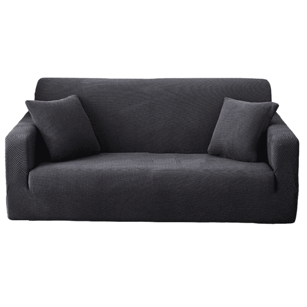 Poťah na sedačku tmavo sivá 4-miestna sedačka (215 - 300 cm)