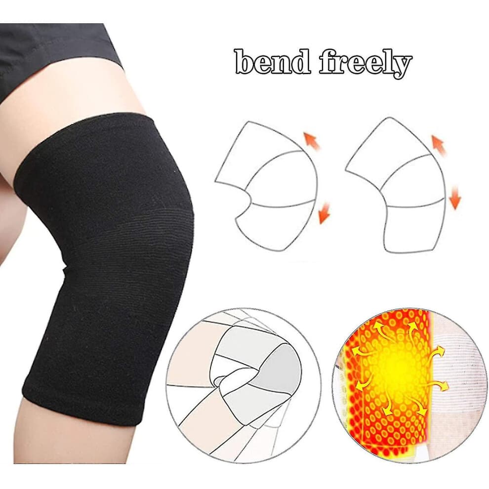 Thicken Fleece Lined Knee Warmers- Cashmere Knee Joint Brace Support Pads Winter Warmer Supplies