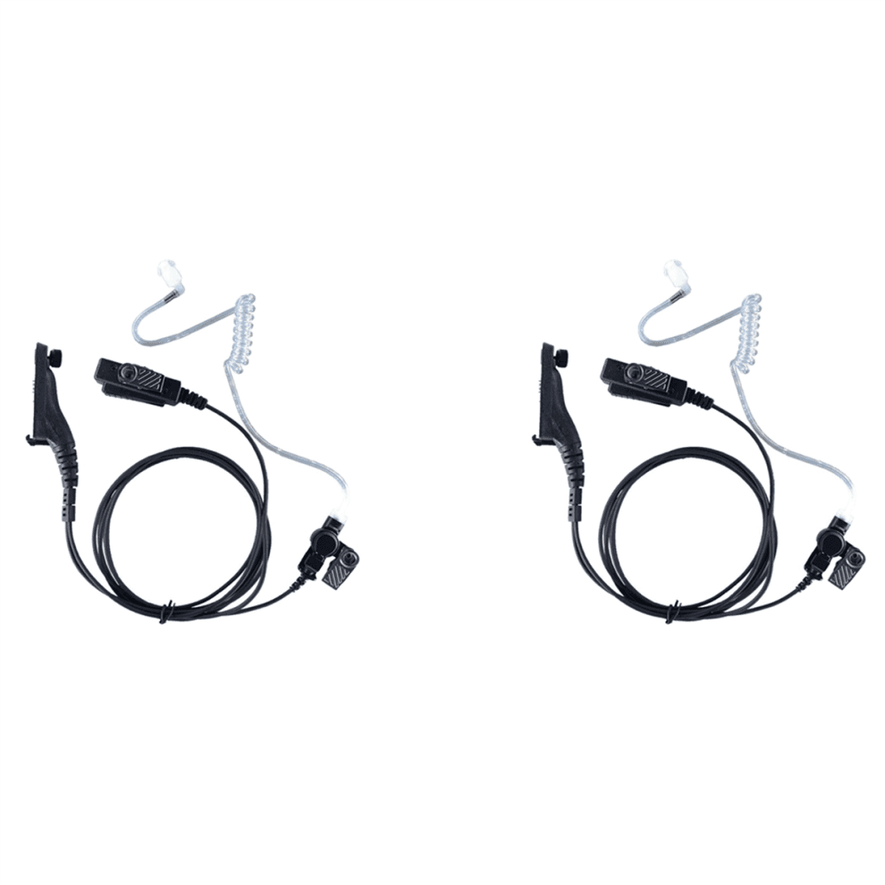 2x slúchadlo do uší s akustickou trubicou, rádiové slúchadlo do uší, obojsmerné slúchadlá s mikrofónom, APX6000, APX4000, APX7000