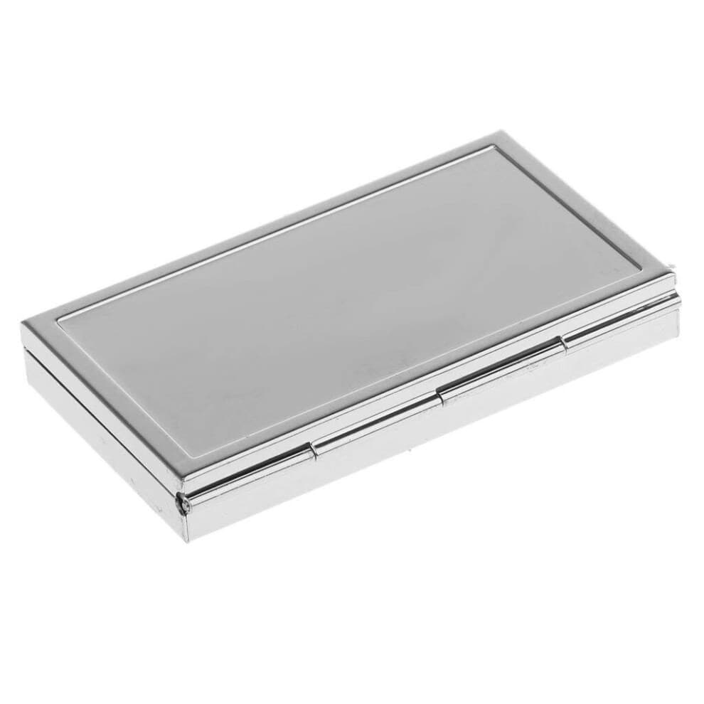 Mini cestovný kovový box na lieky Organizátor kontajnerov Zásobnàk Box Case Storage 3 Slot