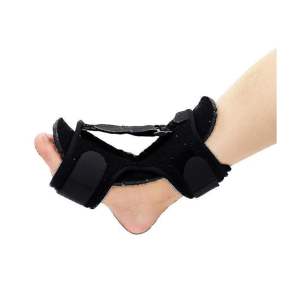 Adjustable Foot Brace Plantar Fasciitis Night Splint Foot Drop Orthotics Brace Elastic Back Night Sp