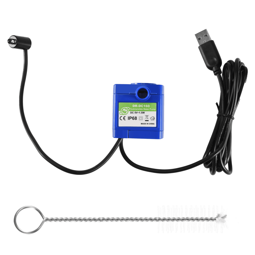 Vodné fontánové čerpadlo pre mačky, náhradné čerpadlo pre domáce zvieratá - DC160 motor pre okrúhle, kvetinový uzáver