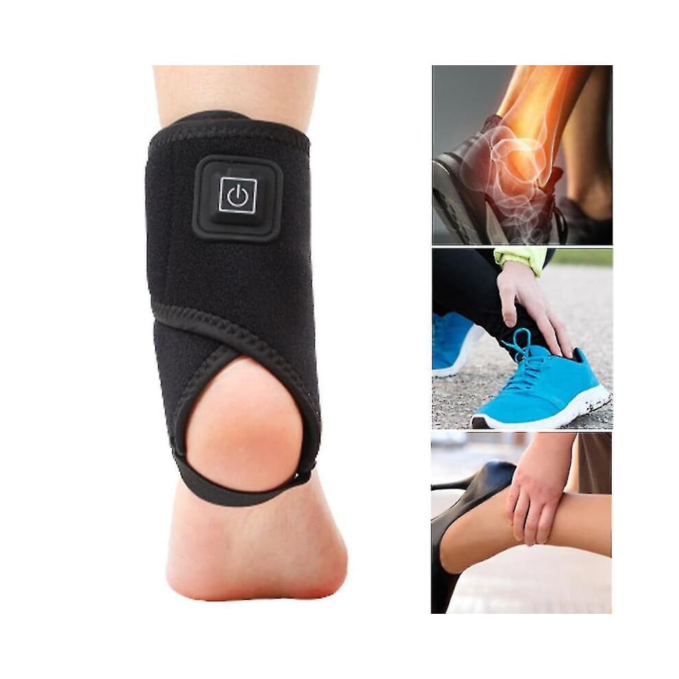 Electric Heated Ankle Warm Support Heat Therapy Ankle Brace for Ankle Sprain Injury Swelling Tendinitis