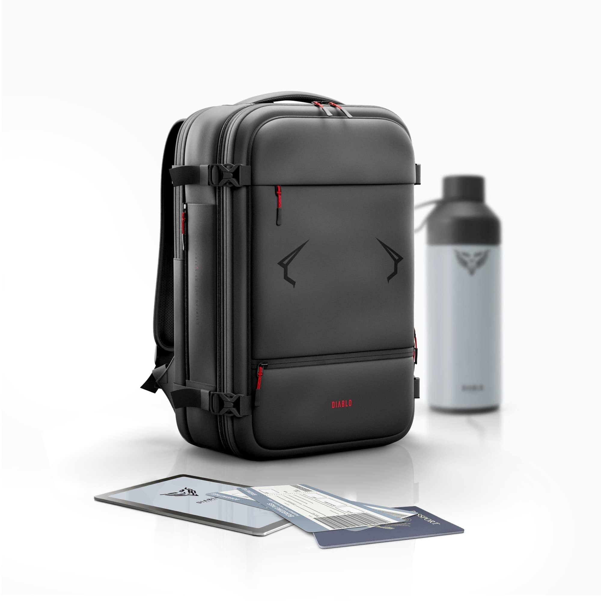 Multifunkčný Batoh vákuový Diablo Chairs Backpack Air, Čierny