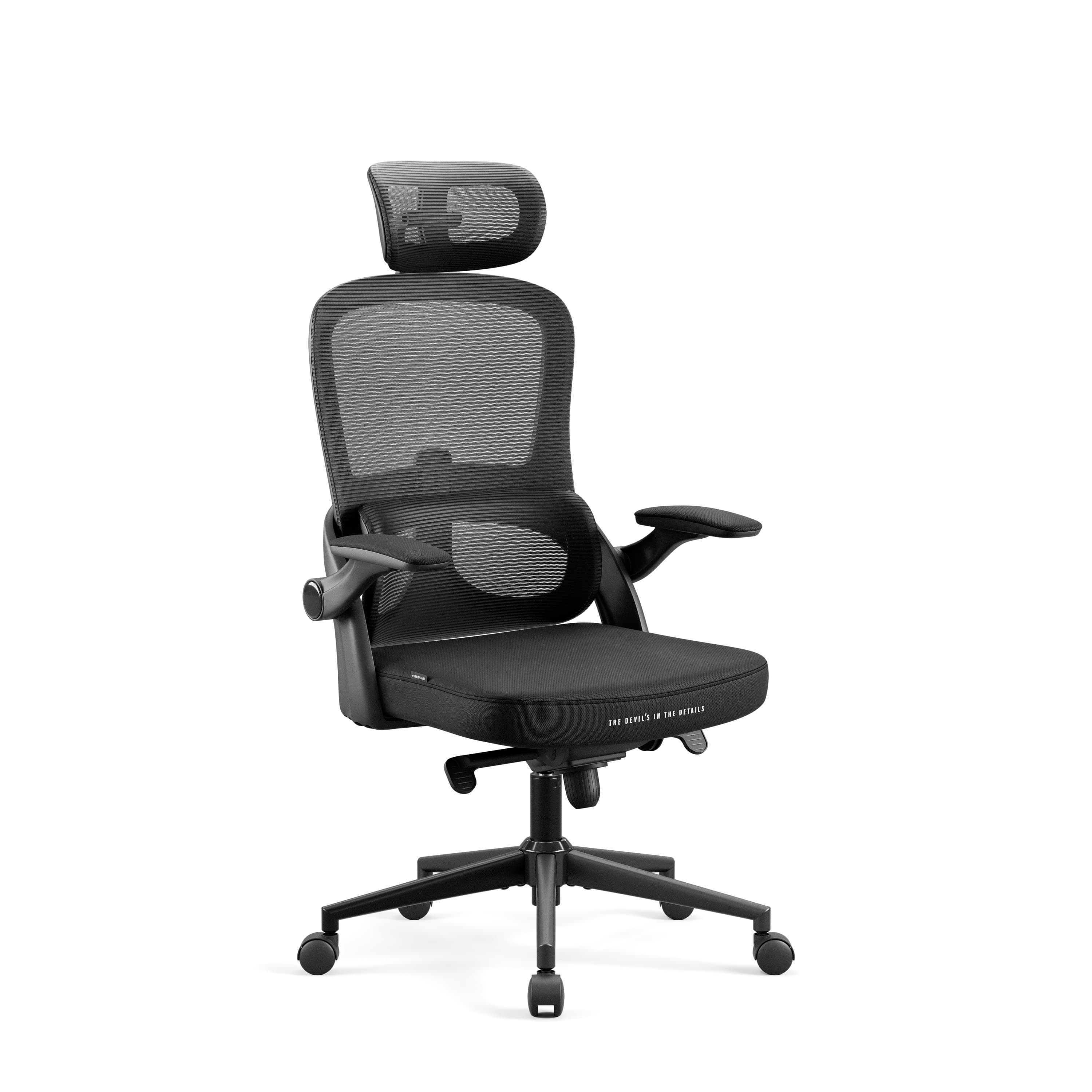 Ergonomická kancelárska stolička Diablo V-Light, čierna