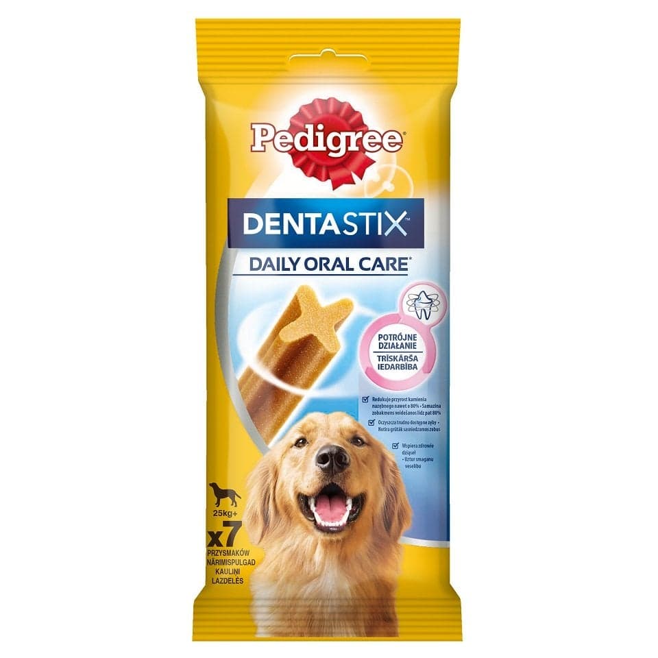Pedigree Dentastix Large Breeds (25+ kg) - maškrta pre psy veľkých plemien 7 ks