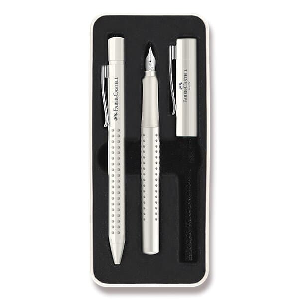 Faber-Castell Grip 2010 Coconut Milk súprava plniace pero a guľôčkové pero