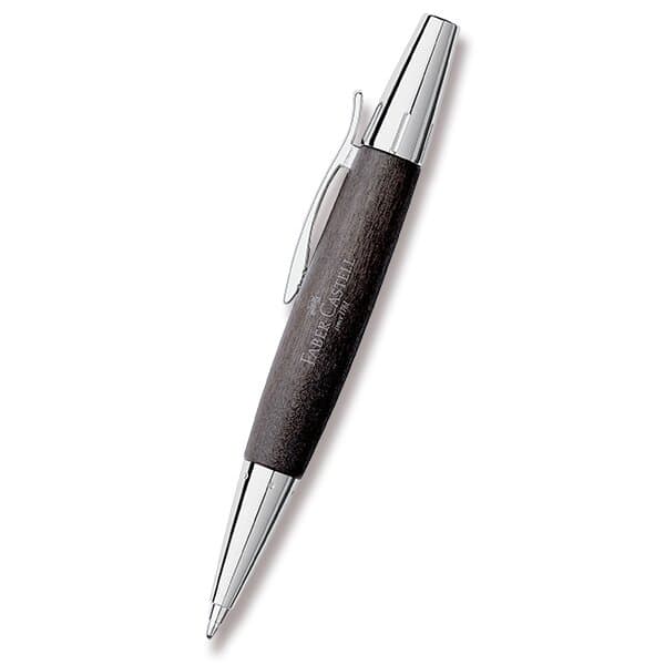 Faber-Castell e-motion Wood Black guľôčkové pero