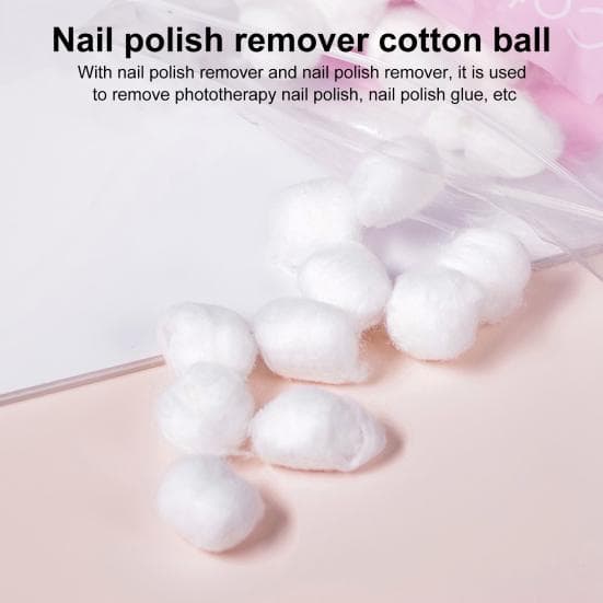 1/2/3/5 Bags Disposable Cotton Balls 100 Count Soft Water Absorbent Multi-functional
