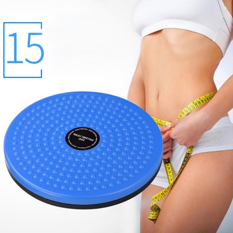 Fitness doska na krútenie pása Balančná doska Fyzická masáž Platničky na chudnutie Tvarovanie postavy Twister čierna