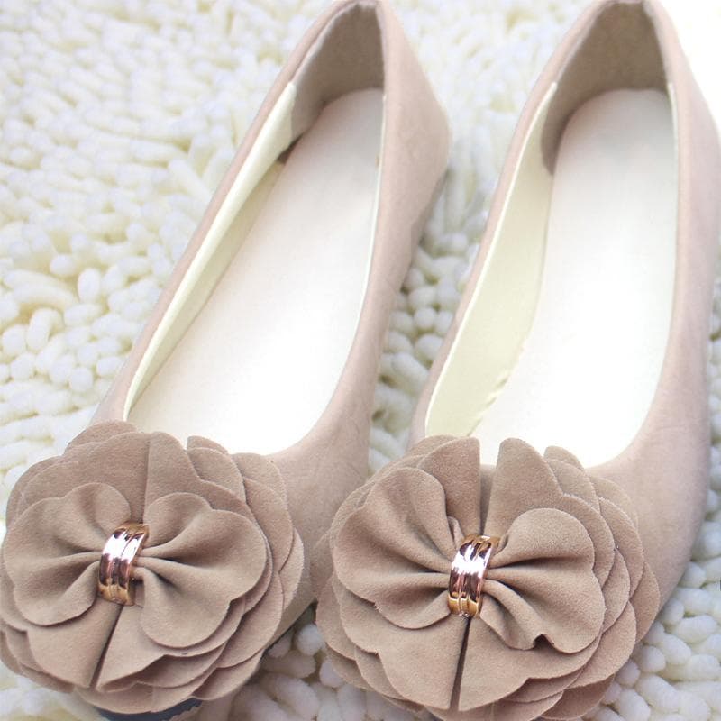 Ženy Balerínky Jar Jeseň Ženy Móda Balerína Ploché Topánky Dámy Sladký kvet Obuv Sapatos Feminino cm kráľovská modrá farba