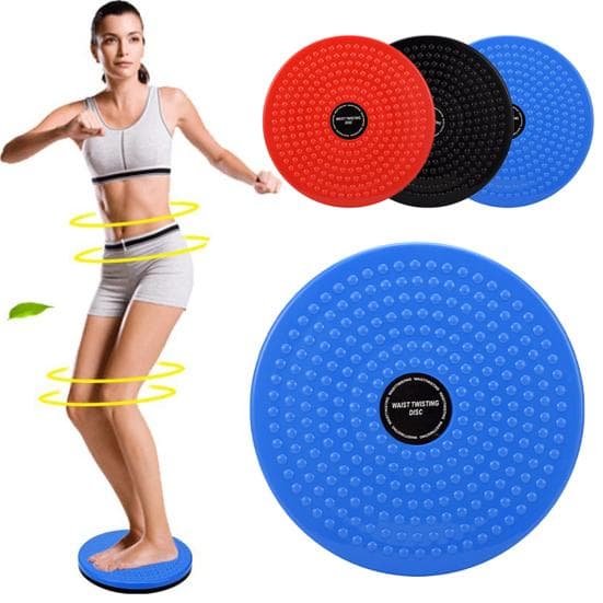 Waist Twist Disc Vysoká stabilita Silná nosnosť Prenosná Balančná doska na točenie v páse Fitness vybavenie červená