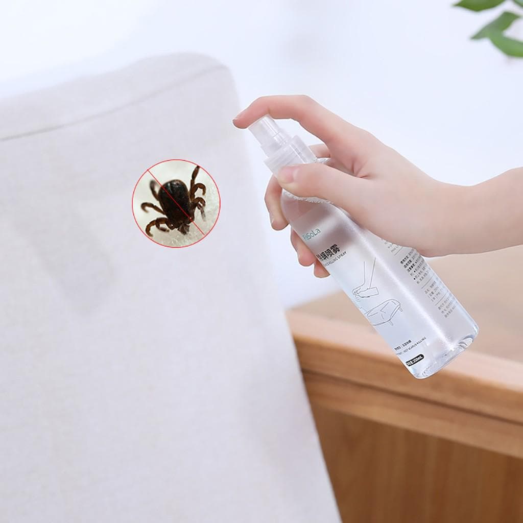 Sprej na ničenie roztočov na čistenie kobercov, čalúnenia, postelí, riadu 250 ml biela