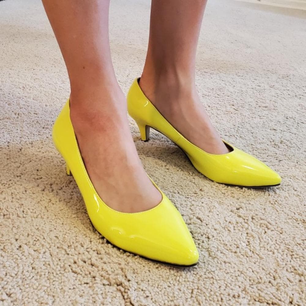 LOSLANDIFEN Klasické sexy špicaté prsty 5 cm Nízke stredné mačiatko Vysoké podpätky Dámske Lodičky Topánky Jarná Značkový dizajn Šaty