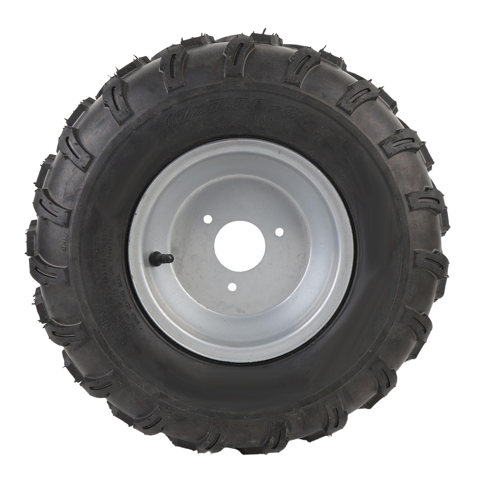 17X7.008 Pneumatika s ráfikom s 3 dierami 6PR Vynikajúca priľnavosť na ceste 8-palcové koleso pre ATV UTV pre motokáru