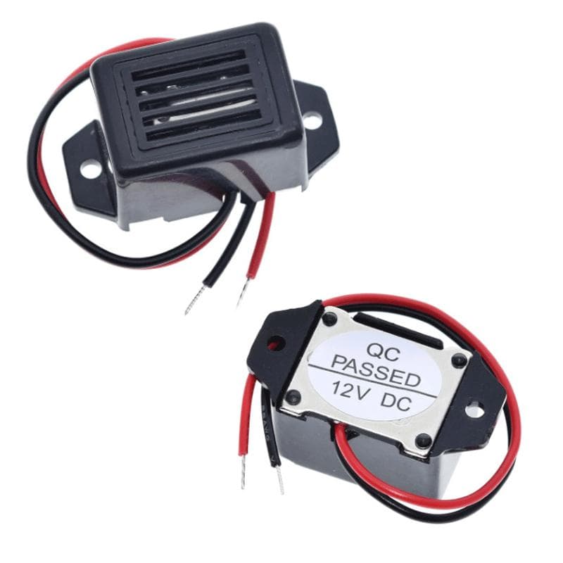 1ks Alarm bzučiak DC 12V 85Db Mini elektronický alarm bzučiaky konštantný tón