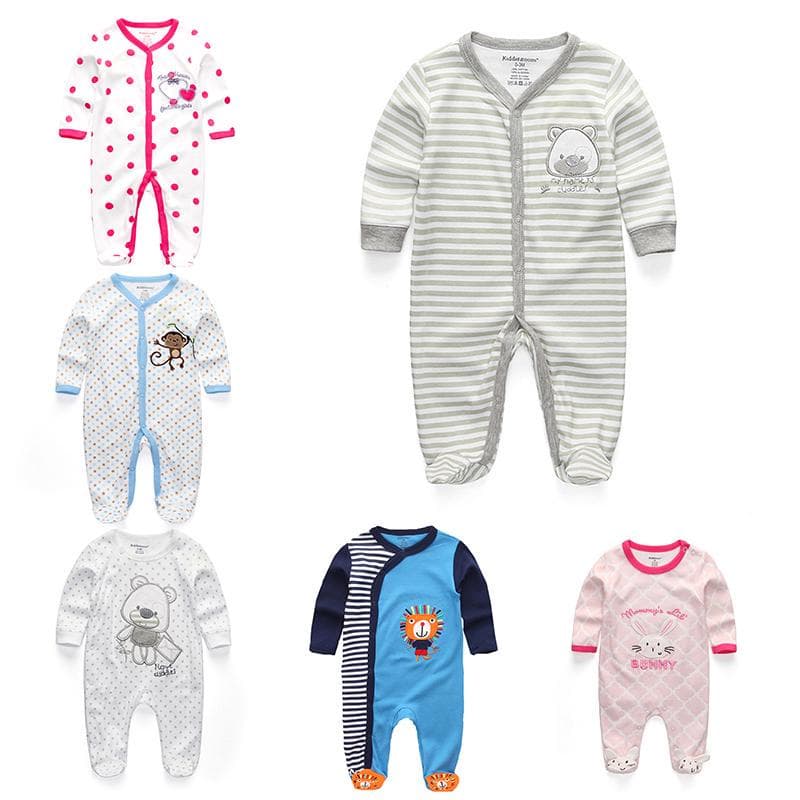 Oblečenie pre bábätká Dievčenské Oblečenie pre novorodenca Oblečenie pre chlapca s dlhým rukávom Bavlna Oblečenie pre dojčatá Batoľa