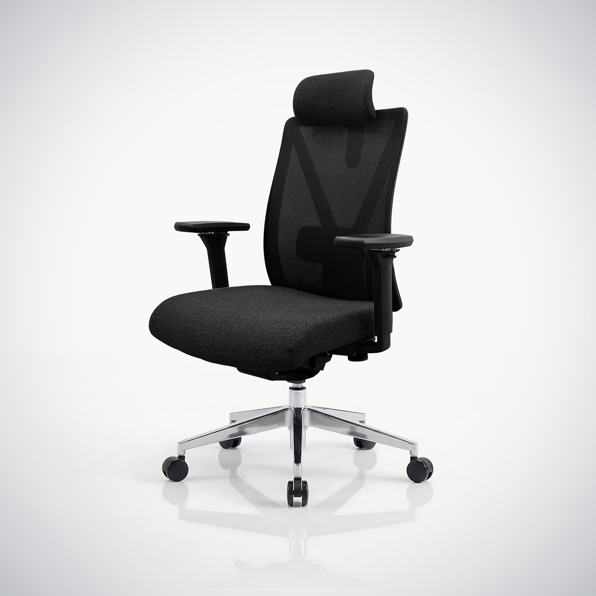 Ergonomická kancelárska stolička čierna so sieťovinou VECTOR