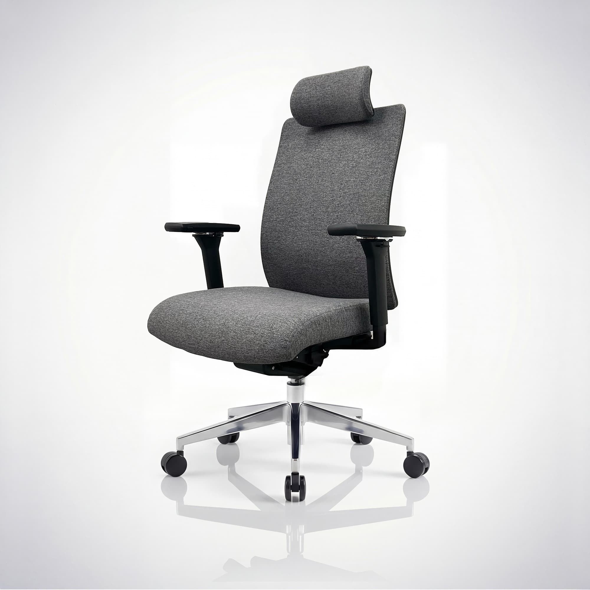 Ergonomická kancelárska stolička tmavosivá VECTOR
