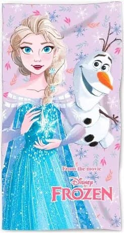 Detská osuška FROZEN fialová 70X140cm Setino
