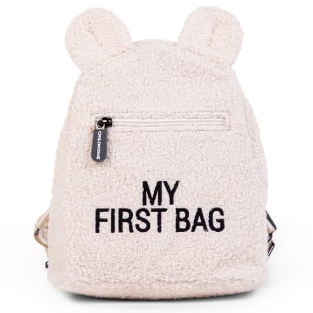 Childhome Detský batoh My First Bag Teddy Off White
