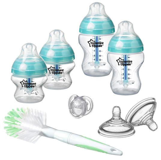 Tommee Tippee Sada dojčenských fľaštičiek C2N ANTI-COLIC s kefou