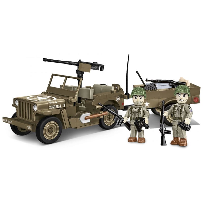 Cobi II WW Willys MB s prívesom 1:35 200 k 2 f
