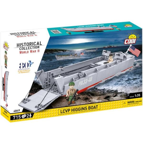 Cobi 4841 Historical Collection WWII LCVP Higgins Boat 715 kociek