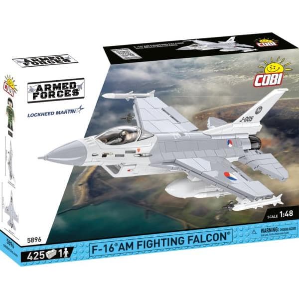 Cobi 5896 Viacúčelové lietadlo ozbrojených síl F-16AM Fighting Falcon 425 ks