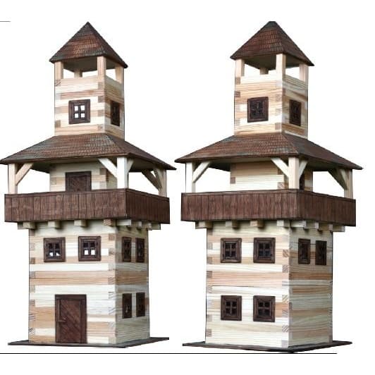 Walachia Drevená slepovacia stavebnica Veža