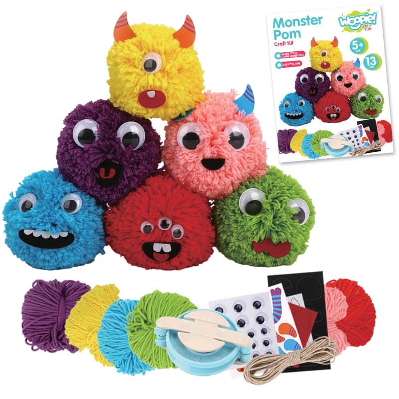Woopie ARTFUN Kreatívna sada Make a Monster Pom