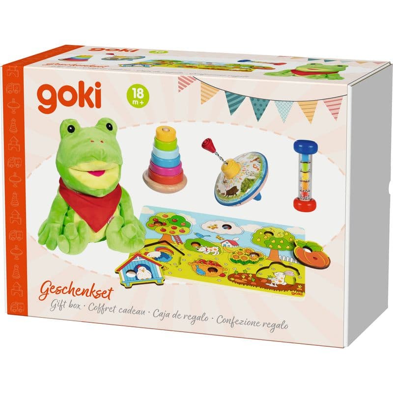 Dárkový set - Pro děti od 1,5 roku, 5 hraček (Goki)