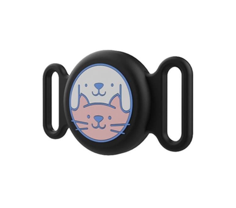 PROTEMIO PET LOCATE Obal pre Apple AirTag na obojok psa / mačky čierny