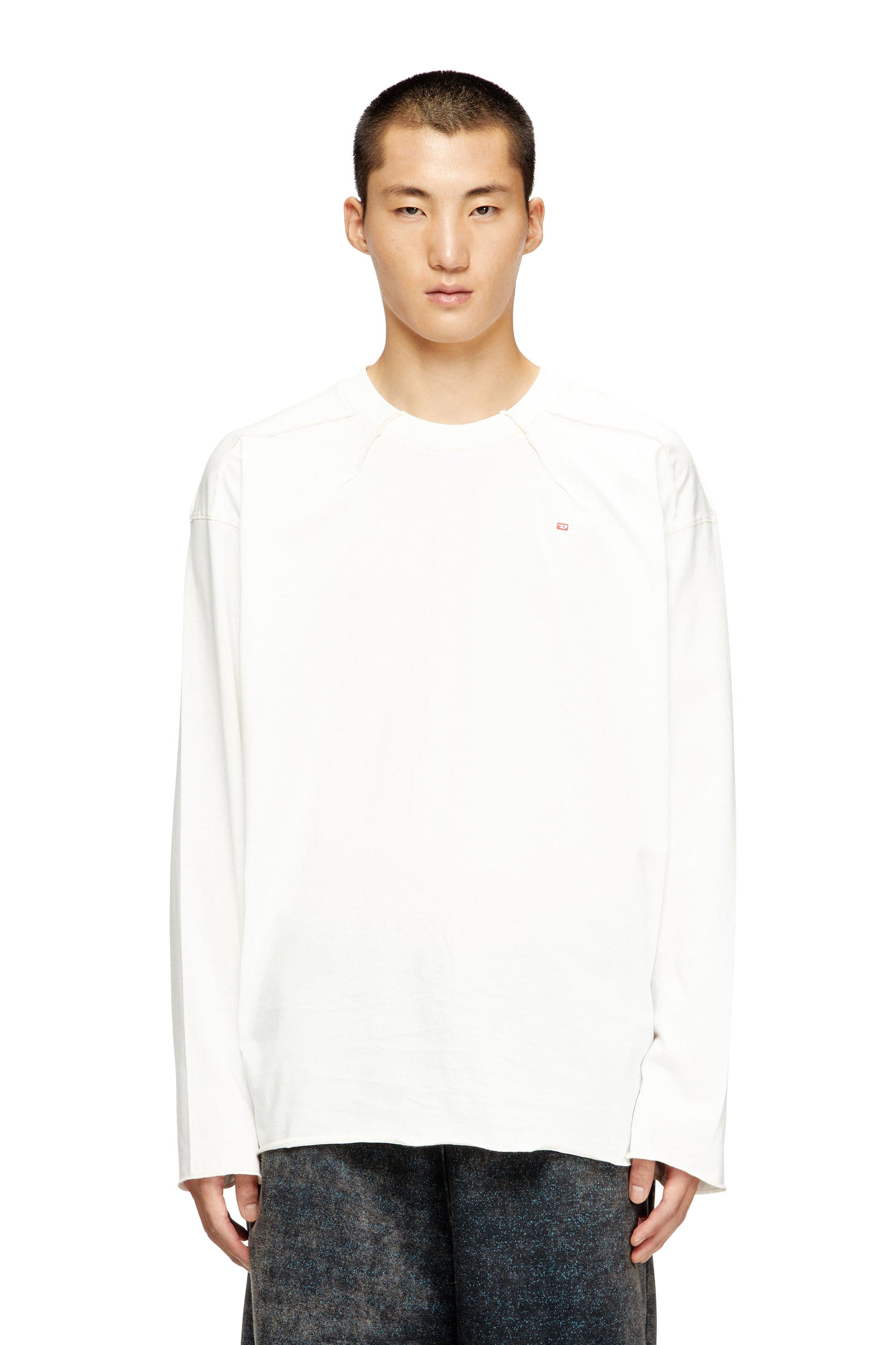 Diesel - Cotton T-shirt - T-Shirts - Man - White