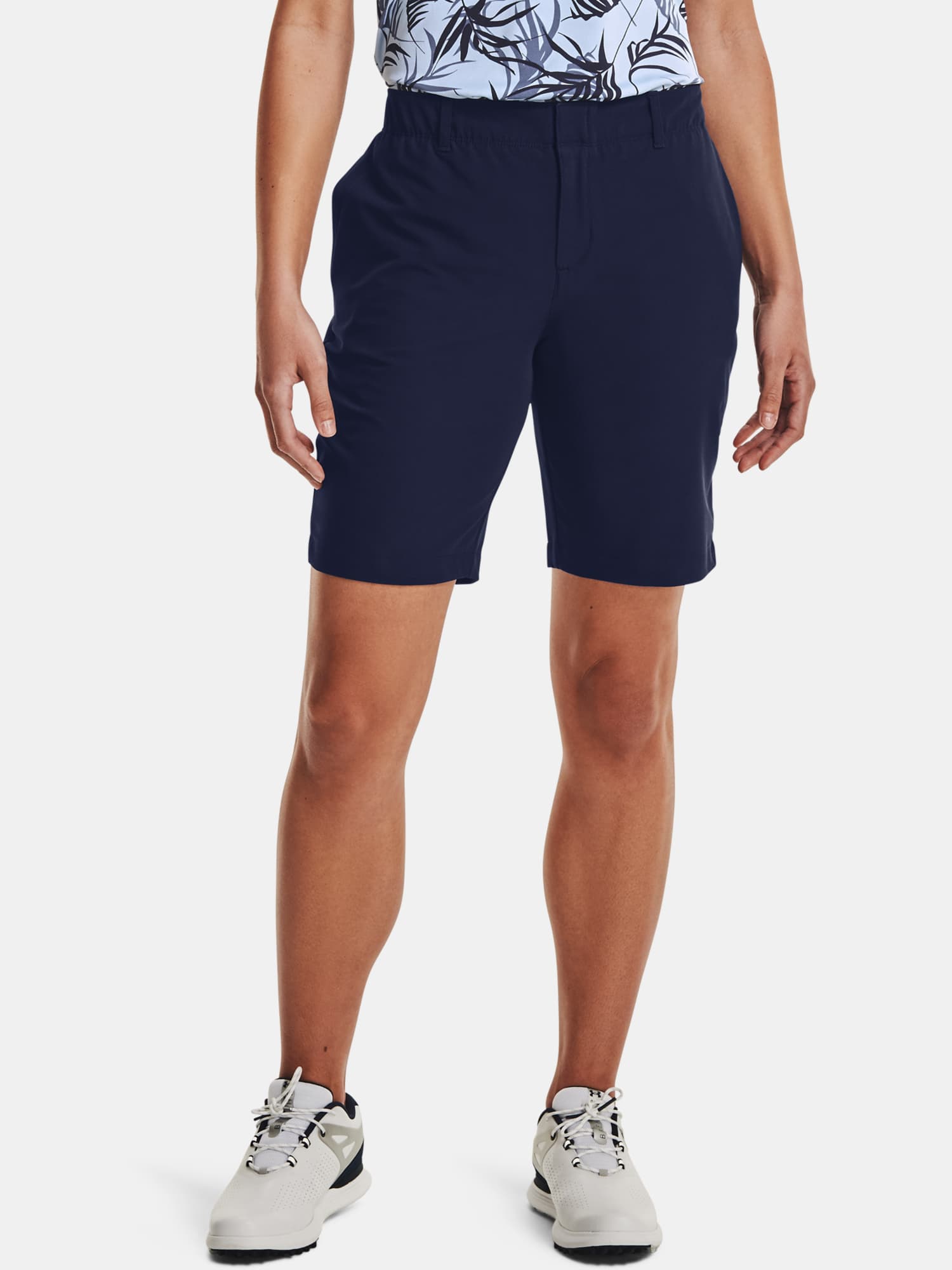Tmavomodré dámske športové šortky Under Armour
