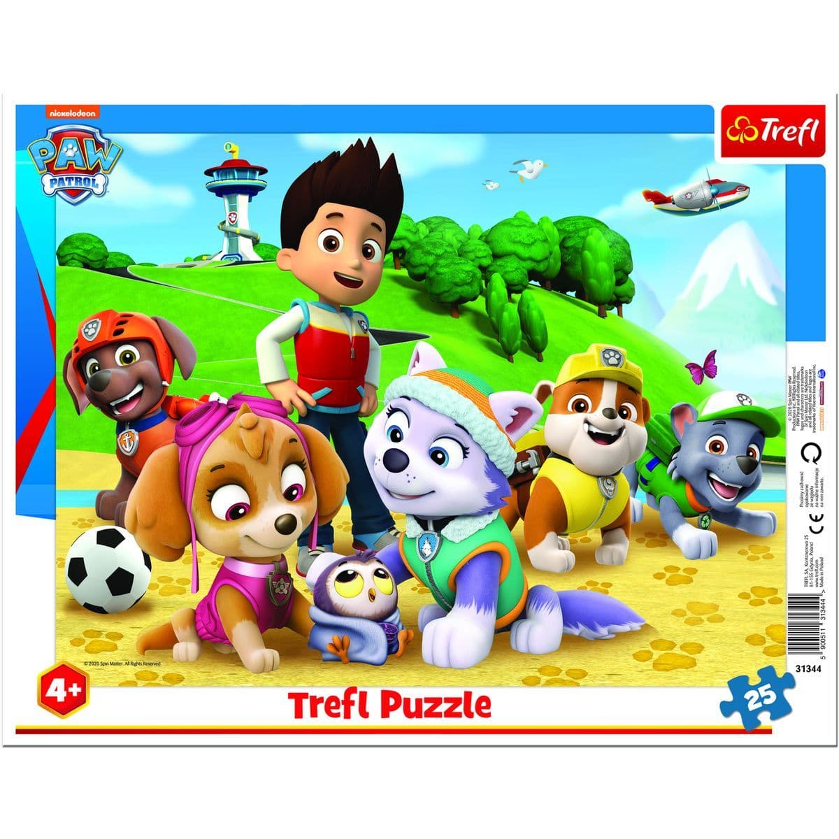 Trefl Puzzle Tlapková patrola na stope 25 dielikov
