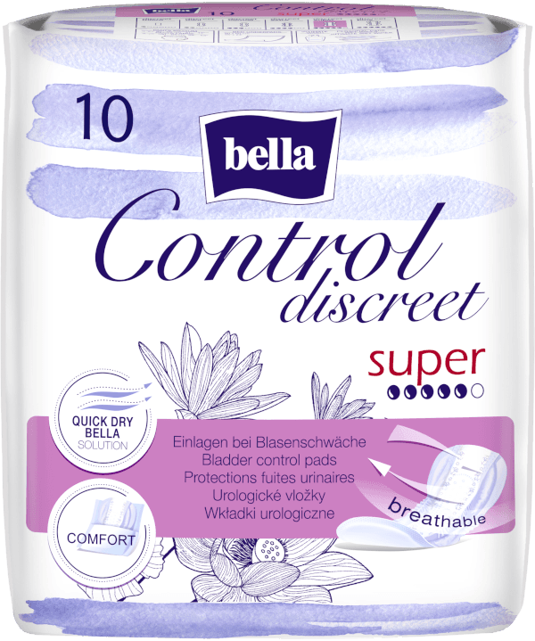 BELLA Lady Control Discreet Super urologické vložky 10 ks