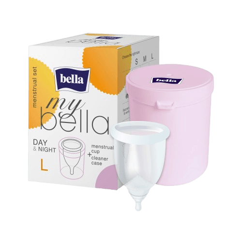 BELLA menštruačný kalíšok + čistiace puzdro vel.L