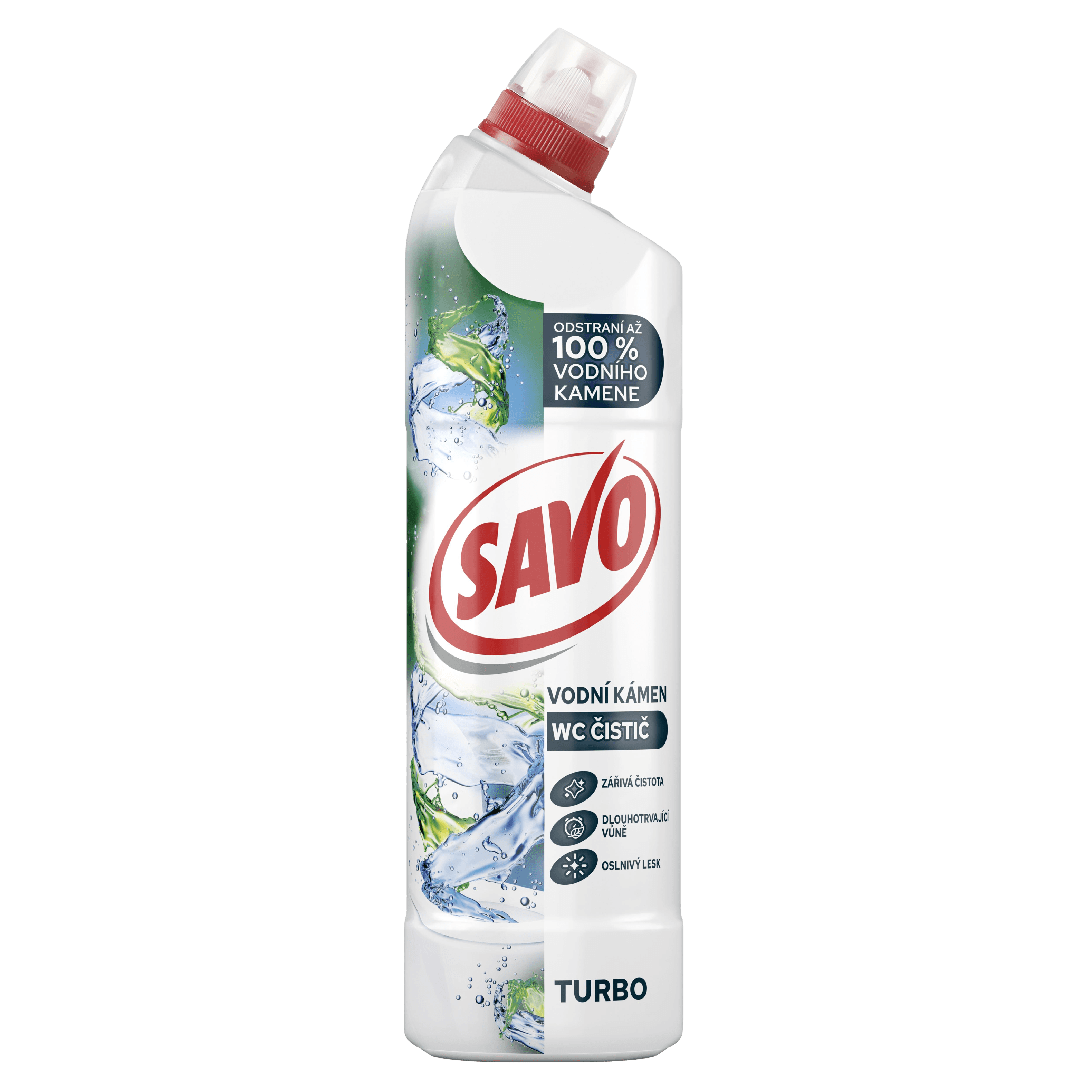 SAVO Turbo WC gel na vodný kameň 700 ml