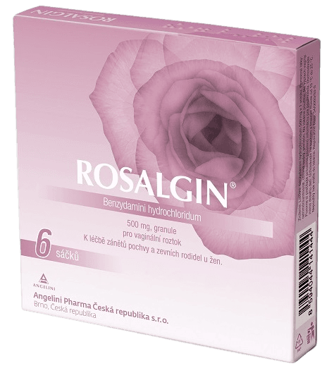 ROSALGIN granulát na vaginálny roztok 6 x 500 mg