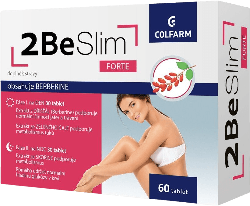 COLFARM 2Be SLIM Forte Deň a Noc 60 tabliet