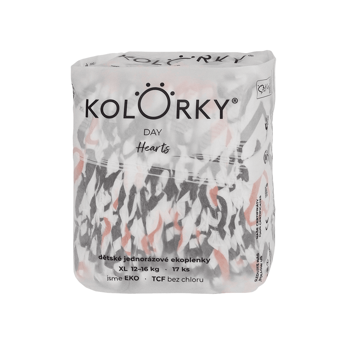 KOLORKY DAY Srdce veľ. XL (12-16 kg) 17 ks