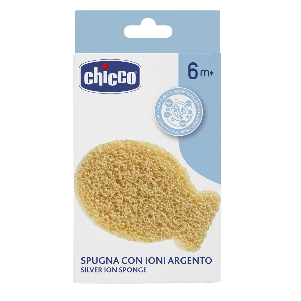 CHICCO Hubka na umývanie s iónmi zo striebra 6m+