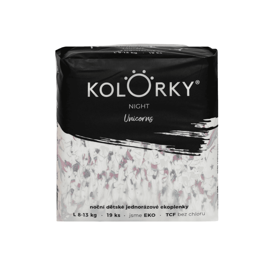 KOLORKY NIGHT Jednorožec veľ. L (8-13 kg) 19 ks