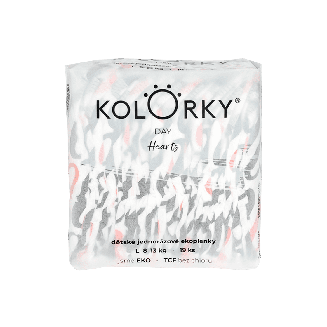 KOLORKY DAY Srdce veľ. L (8-13 kg) 19 ks