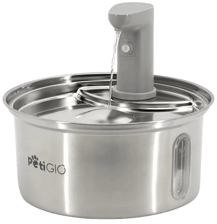 PETIGIO Peti-to-Eat automatická fontána pre domácich maznáčikov nerez