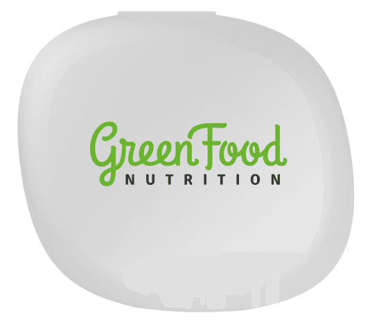 GREENFOOD NUTRITION Zásobník na kapsule Biela