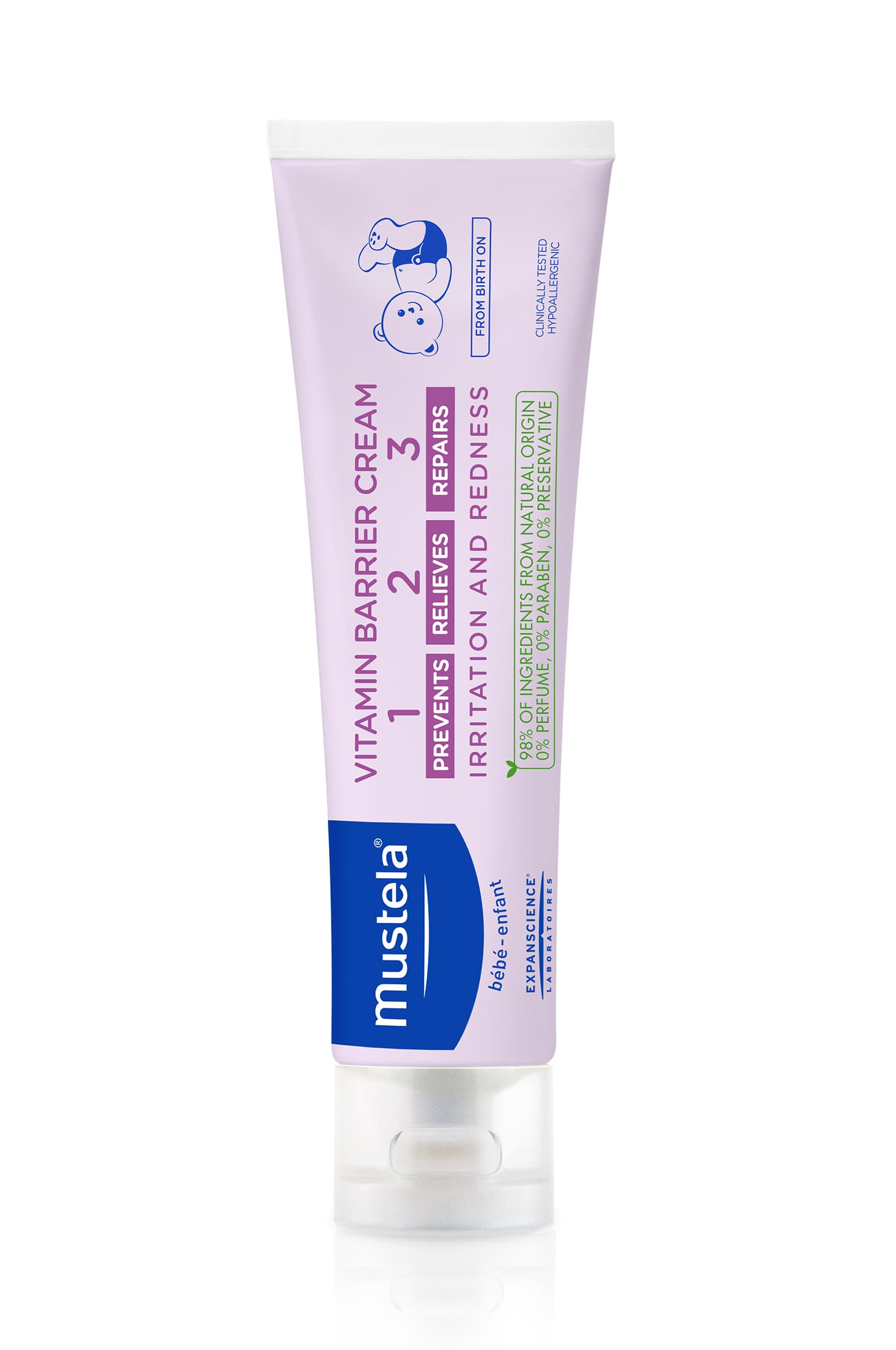 MUSTELA Krém proti zapareninám pri prebaľovaní 100 ml